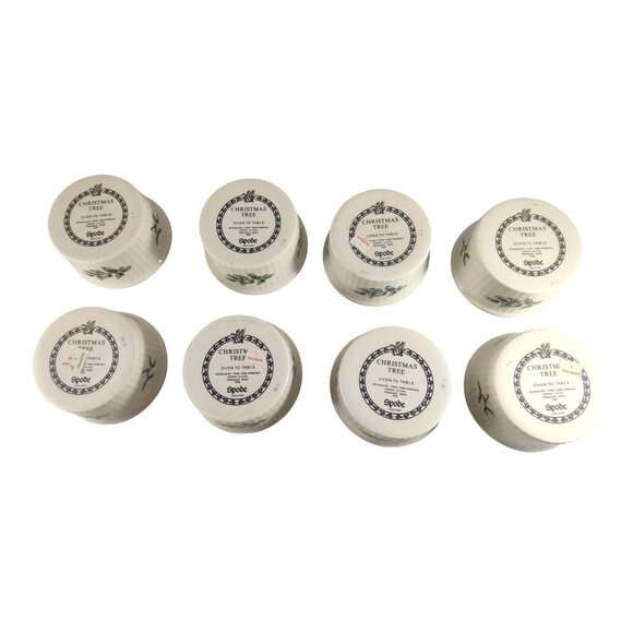 Spode Christmas Tree Ramekins Set Of 8 - Picture 4 of 6